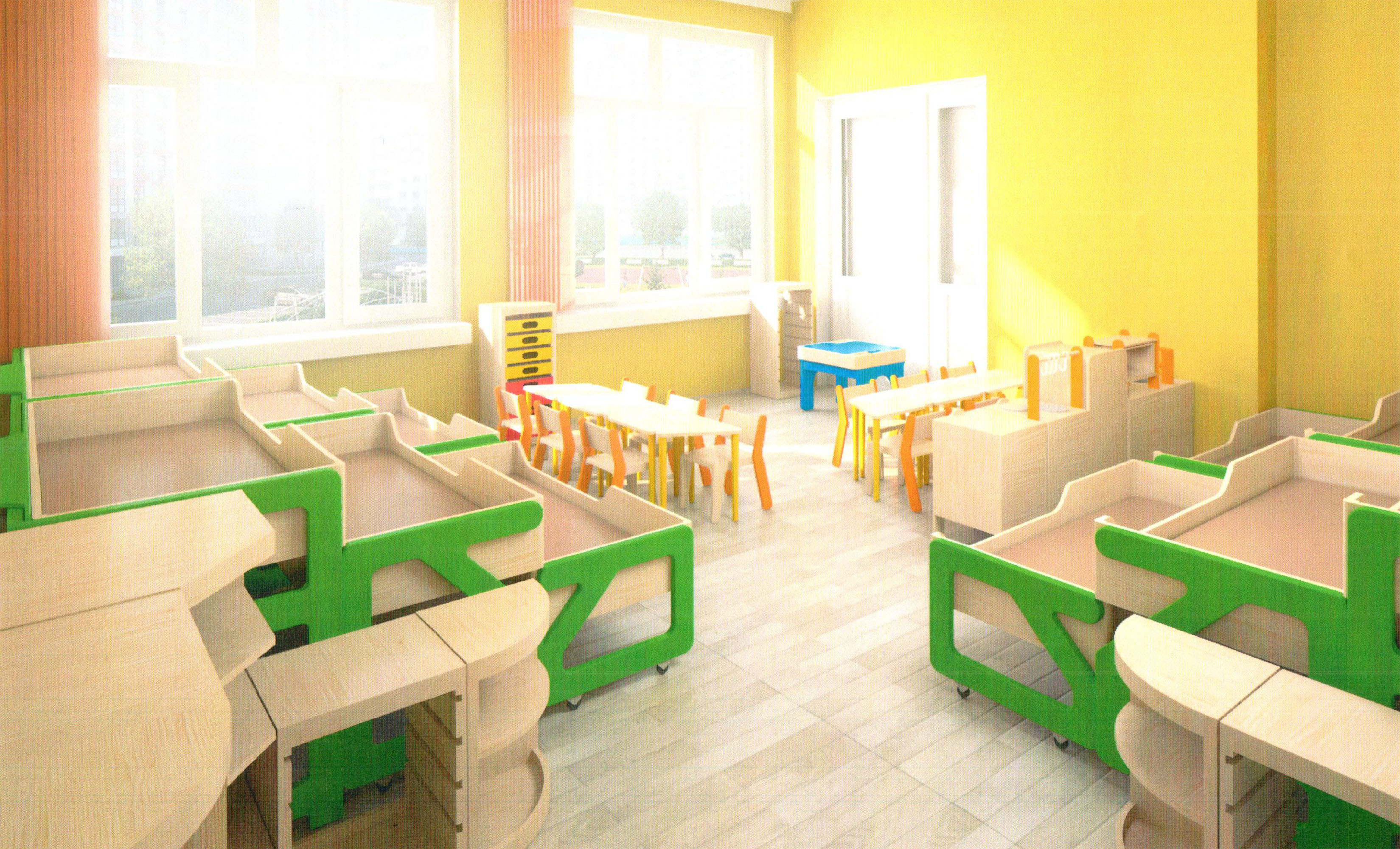 Мебель для детского сада от мебельной фабрики "Элегия"